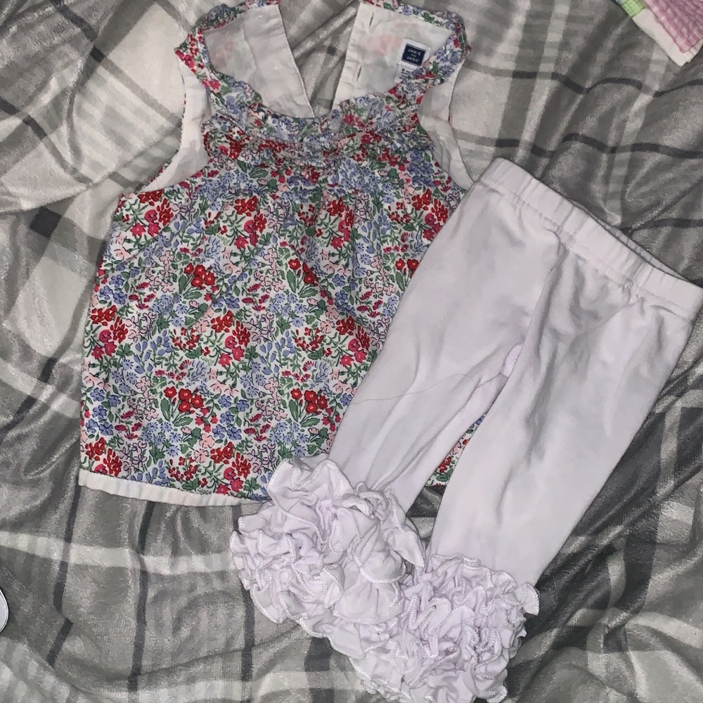 3-6m Janie and Jack top with pants